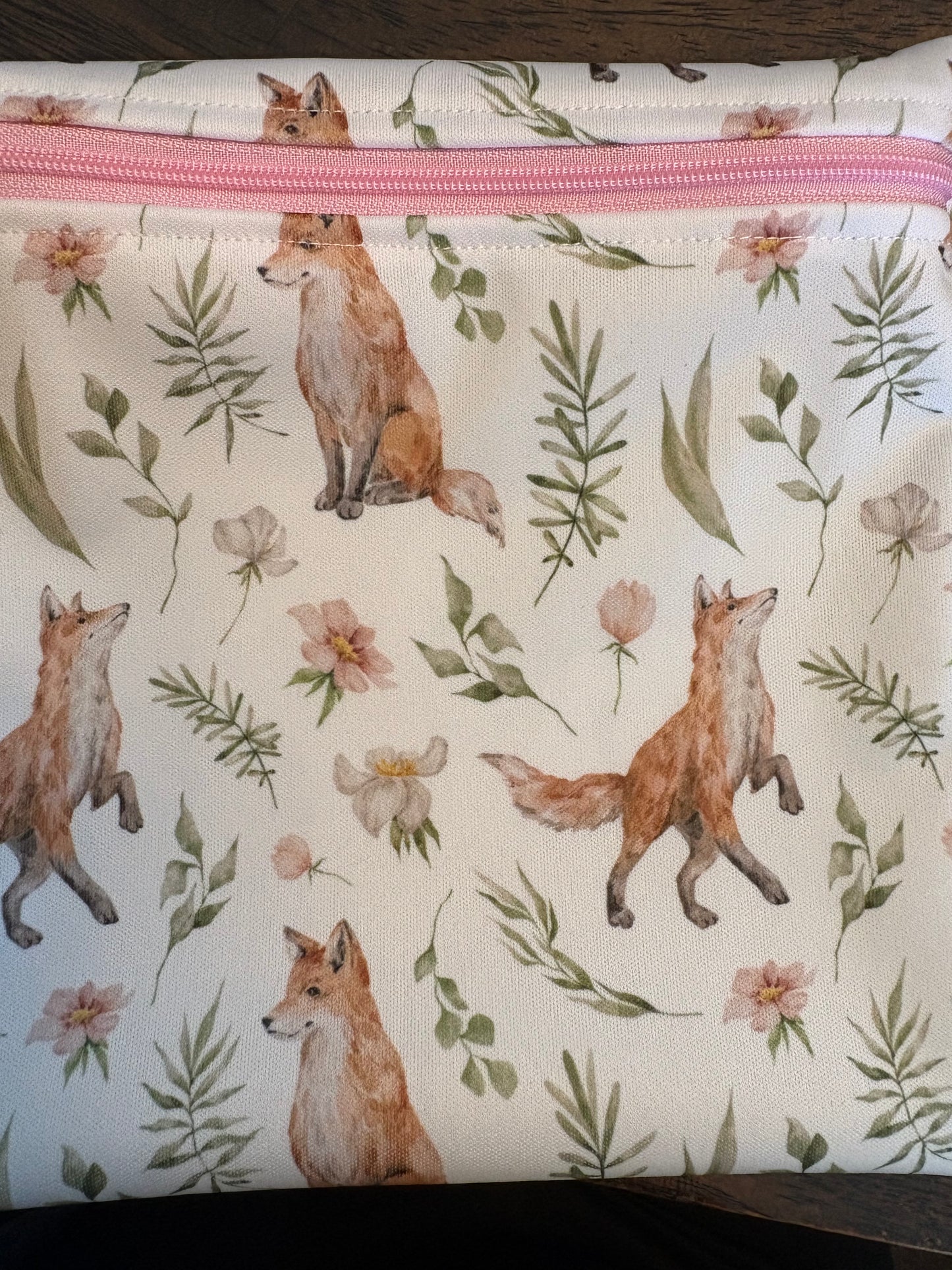 WETBAGS 20x20 oiseaux et renard