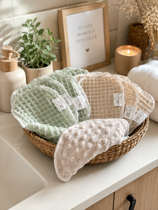 Débarbouillettes (lot de 6)