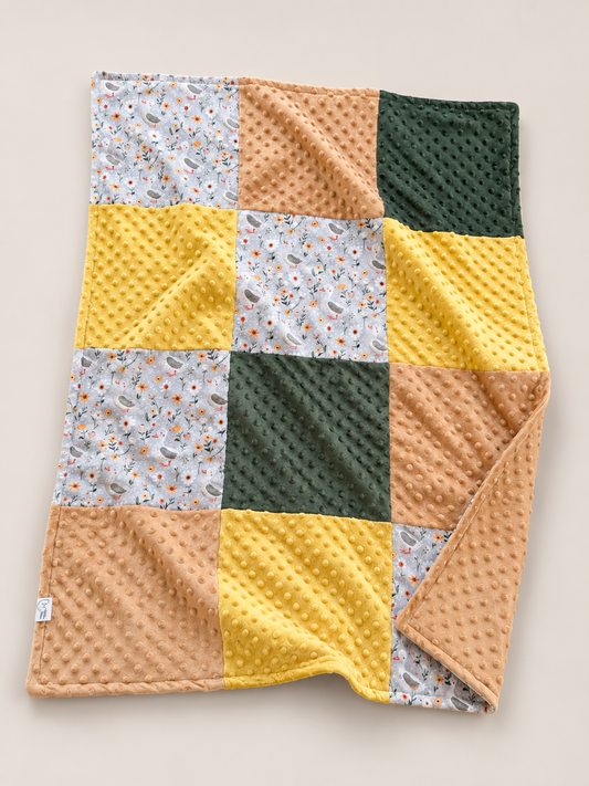 Doudou canard fleur en rabais