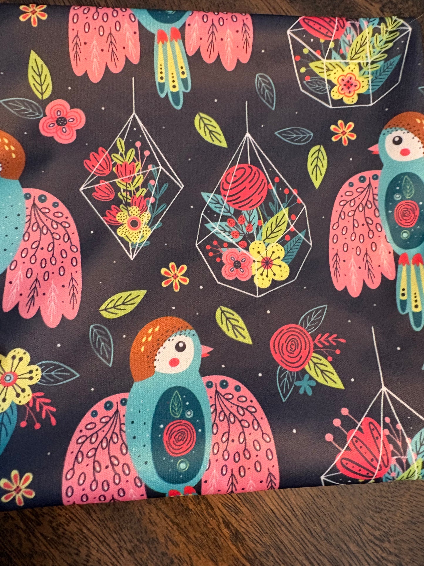 WETBAGS 20x20 oiseaux et renard