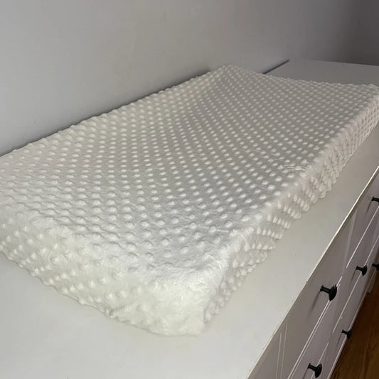 Housse matelas à langer unie ivoire